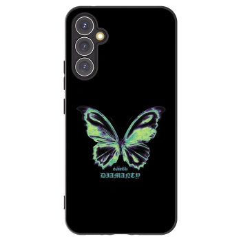 Picasee silikonový černý obal pro Samsung Galaxy A34 5G A346B - Diamanty Blue