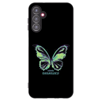 Picasee silikonový černý obal pro Samsung Galaxy A14 5G A146P - Diamanty Blue