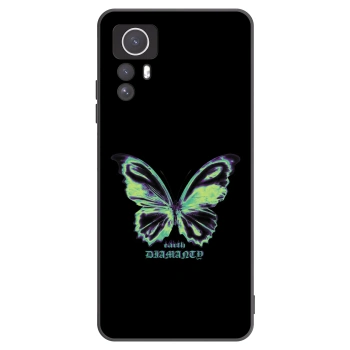 Picasee silikonový černý obal pro Xiaomi Redmi Note 12S - Diamanty Blue