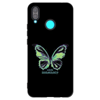 Picasee silikonový černý obal pro Huawei Nova 3 - Diamanty Blue