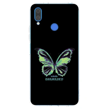 Picasee silikonový průhledný obal pro Huawei Nova 3i - Diamanty Blue