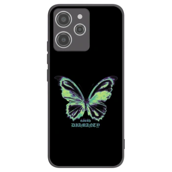 Picasee silikonový černý obal pro Xiaomi Redmi 12 4G - Diamanty Blue