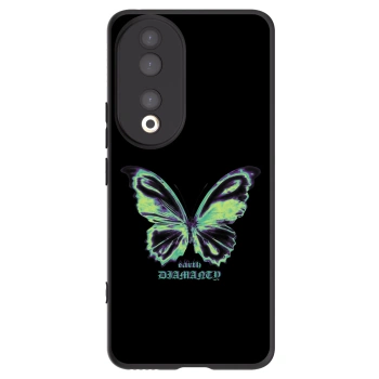 Picasee silikonový černý obal pro Honor 90 5G - Diamanty Blue