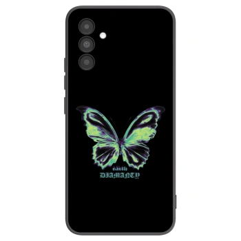 Picasee silikonový černý obal pro Samsung Galaxy A04s A047F - Diamanty Blue