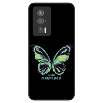 Obal pro Xiaomi Poco F5 Pro 5G - Diamanty Blue
