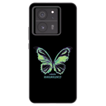 Picasee silikonový černý obal pro Xiaomi 13T - Diamanty Blue