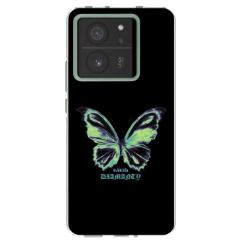 Picasee silikonový průhledný obal pro Xiaomi 13T - Diamanty Blue