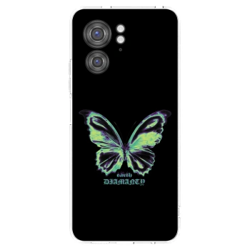 Picasee silikonový průhledný obal pro Motorola Edge 40 - Diamanty Blue