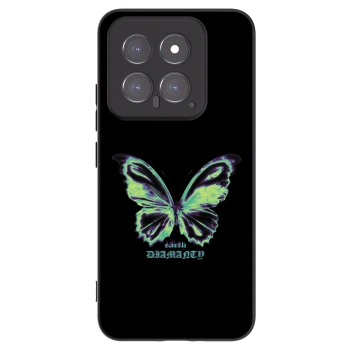 Picasee silikonový černý obal pro Xiaomi 14 - Diamanty Blue