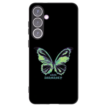 Picasee silikonový černý obal pro Samsung Galaxy S24+ S926B 5G - Diamanty Blue