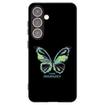 Picasee silikonový černý obal pro Samsung Galaxy S24 S921B 5G - Diamanty Blue