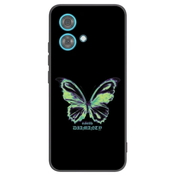 Picasee silikonový černý obal pro Motorola Edge 40 Neo - Diamanty Blue