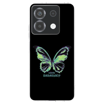 Picasee silikonový průhledný obal pro Xiaomi Poco X6 - Diamanty Blue