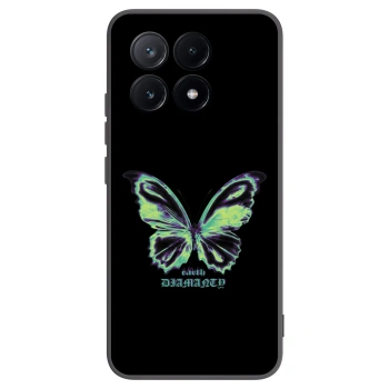 Picasee silikonový černý obal pro Xiaomi Poco X6 Pro - Diamanty Blue