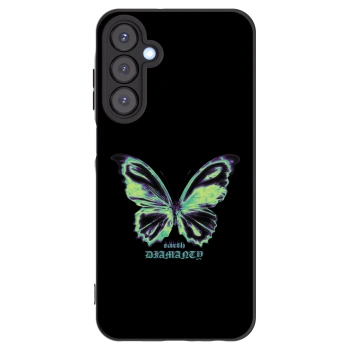 Picasee silikonový černý obal pro Samsung Galaxy A25 A256B 5G - Diamanty Blue