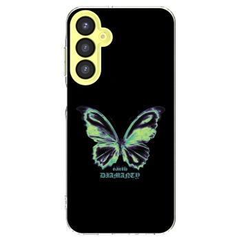 Picasee silikonový průhledný obal pro Samsung Galaxy A25 A256B 5G - Diamanty Blue