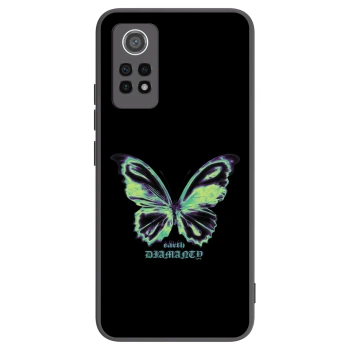 Picasee silikonový černý obal pro Xiaomi Redmi Note 12 Pro 4G - Diamanty Blue