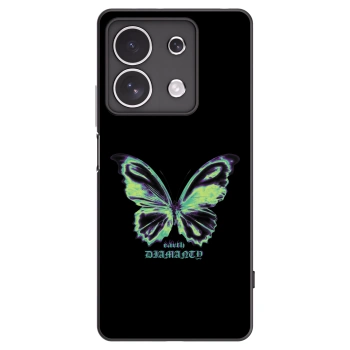 Picasee silikonový černý obal pro Xiaomi Redmi Note 13 4G - Diamanty Blue