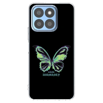 Picasee silikonový průhledný obal pro Honor X8b - Diamanty Blue