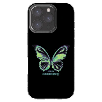 Picasee silikonový průhledný obal pro Apple iPhone 16 Pro - Diamanty Blue