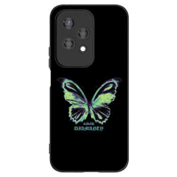 Picasee silikonový černý obal pro Honor 200 Lite - Diamanty Blue