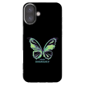 Picasee silikonový průhledný obal pro Apple iPhone 16 Plus - Diamanty Blue