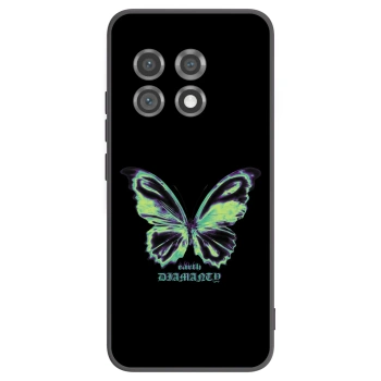 Picasee silikonový černý obal pro OnePlus 11 5G - Diamanty Blue