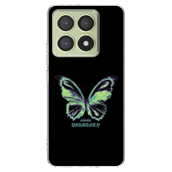 Picasee silikonový průhledný obal pro Xiaomi 14T - Diamanty Blue
