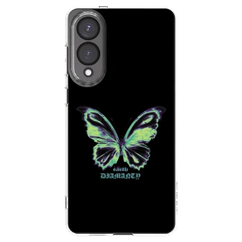 Picasee silikonový průhledný obal pro Samsung Galaxy S25 Edge 5G - Diamanty Blue