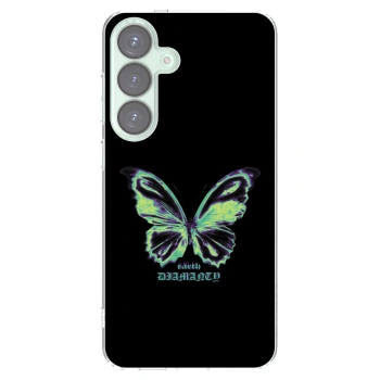 Picasee silikonový průhledný obal pro Samsung Galaxy S25+ 5G - Diamanty Blue