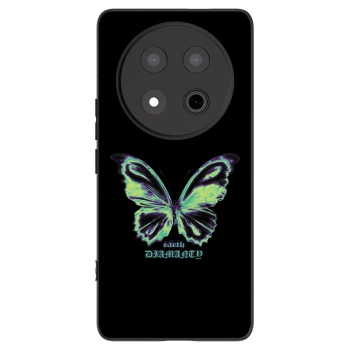 Picasee silikonový černý obal pro Honor Magic7 Lite 5G - Diamanty Blue