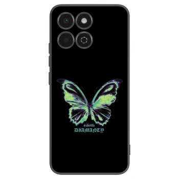 Picasee silikonový černý obal pro Honor 200 Smart 5G - Diamanty Blue