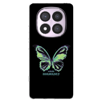 Picasee silikonový průhledný obal pro Xiaomi Redmi Note 14 Pro 4G - Diamanty Blue