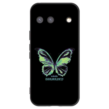 Picasee silikonový černý obal pro Google Pixel 9 - Diamanty Blue