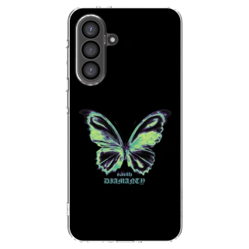 Picasee silikonový průhledný obal pro Samsung Galaxy A56 5G A566B - Diamanty Blue