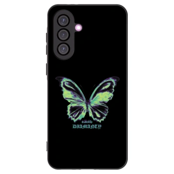 Picasee silikonový černý obal pro Samsung Galaxy A36 5G - Diamanty Blue