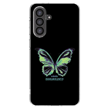 Picasee silikonový průhledný obal pro Samsung Galaxy A36 5G - Diamanty Blue