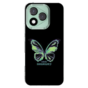 Picasee silikonový průhledný obal pro Honor 400 Lite 5G - Diamanty Blue