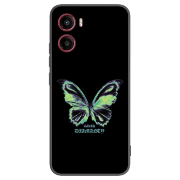 Picasee silikonový černý obal pro Motorola Moto G05 - Diamanty Blue
