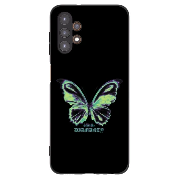 Picasee silikonový černý obal pro Samsung Galaxy A13 5G - Diamanty Blue