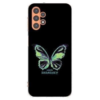 Picasee silikonový průhledný obal pro Samsung Galaxy A13 5G - Diamanty Blue