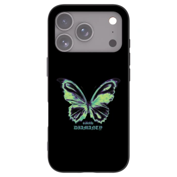 Picasee silikonový černý obal pro Apple iPhone 17 Pro - Diamanty Blue