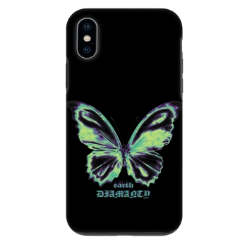 Obal pro Apple iPhone X/XS - Diamanty Blue