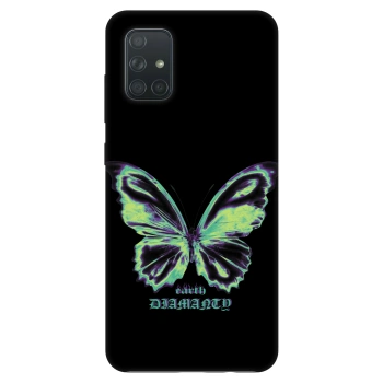 Obal pro Samsung Galaxy A71 A715F - Diamanty Blue