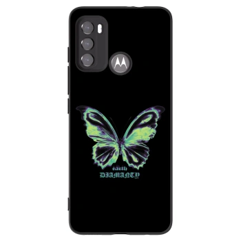 Picasee silikonový černý obal pro Motorola Edge 60 5G - Diamanty Blue