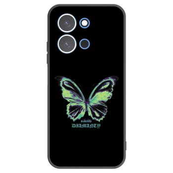 Picasee silikonový černý obal pro Xiaomi Redmi 15C 4G - Diamanty Blue