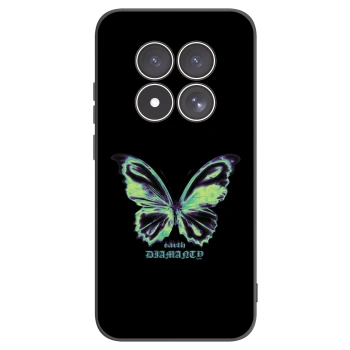 Picasee silikonový černý obal pro Xiaomi Redmi Note 15 Pro 4G - Diamanty Blue