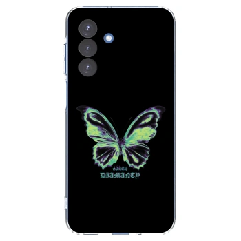 Picasee silikonový průhledný obal pro Samsung Galaxy A17 5G - Diamanty Blue