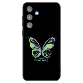 Picasee silikonový černý obal pro Samsung Galaxy S25 FE 5G - Diamanty Blue