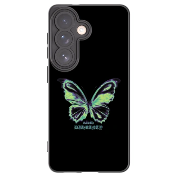 Picasee silikonový černý obal pro Samsung Galaxy S26 - Diamanty Blue